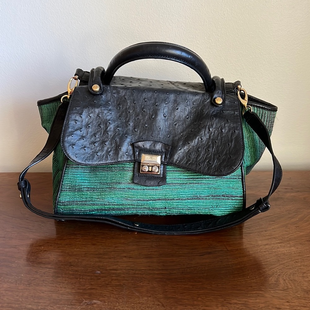Henri Bendel top handle bag Y2K